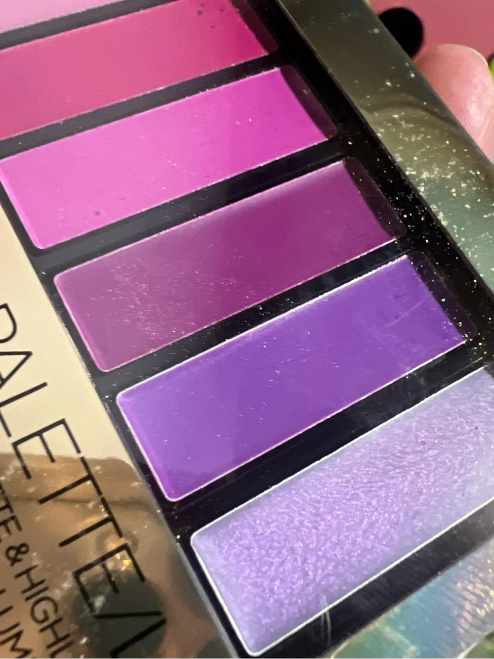 Lip Highlighter Illuminator L’OREAL La Palette Plum 02 Matte Makeup Cosmetics